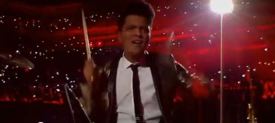 Bruno Mars Super Bowl pic