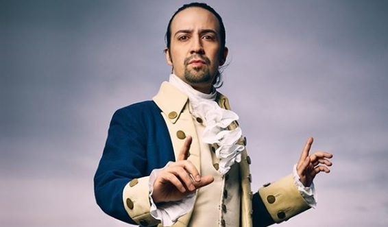 Lin Manuel Miranda as Hamilton pic