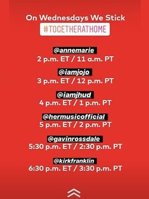 H.E.R. instragram concert ad MArch 25-2020